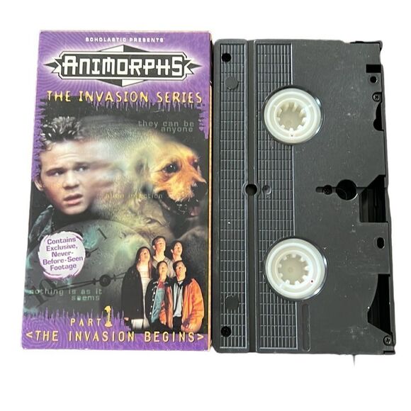 Animorphs VHS Tape The Invasion Begins Part 1998 Vintage 90s 3 Episodes - Picture 5 of 10